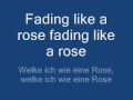fading like a flower - roxette [lyrics + übersetzung ...