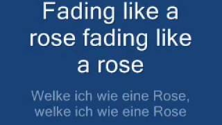 fading like a flower - roxette [lyrics + übersetzung]