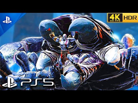 GOD OF WAR 3 Remastered - KRATOS VS SCORPION Boss Fight | ULTRA Graphics Gameplay [4K 60FPS HDR PS5]
