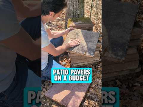 Patio Pavers on a Budget -- #diy #homeimprovement #patio