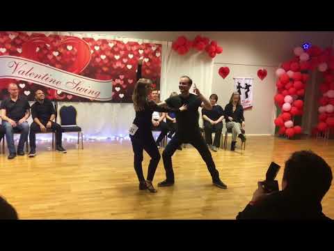 Christian Kaller & Trine Nordkvelle - 1st place Advanced J&J - Valentine Swing 2019