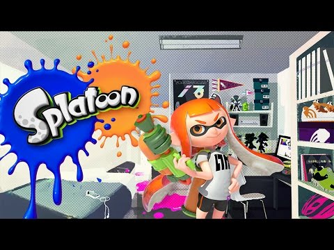 Splatoon - Helping Cap'n Cuttlefish Recover Zapfish (Wii U, Campaign Gameplay) Video