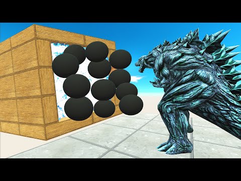 CANNON BALL TUNNEL VS MONSTERS - Animal Revolt Battle Simulator