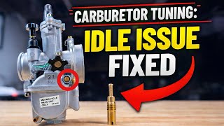 Carburetor Idle Issues SOLVED (hanging idle, backfire and rough idle fix)
