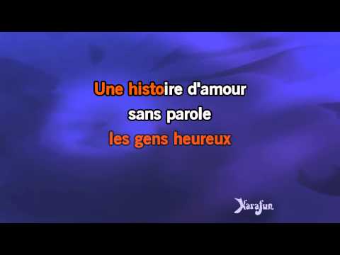 Karaoké Les mots bleus - Alain Bashung *