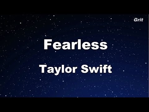 Fearless - Taylor Swift Karaoke【No Guide Melody】