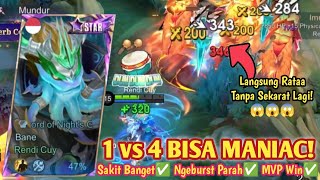 Download lagu BANE MAGE 1x COMBO MANIAC! MUSUH AUTO KAGET DENGAN BURST DAMAGE!🤣 BUILD BANE TERSAKIT 2026 - MLBB mp3