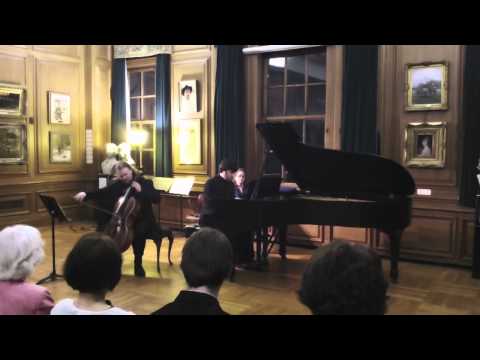 Jameson Platte and Matthew Quayle play Rachmaninoff Cello Sonata 3rd Movement, Andante