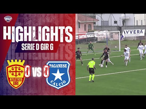 Calcio Serie D Gir. G - Atletico Uri-Paganese 1926 0-0 (Highlights)