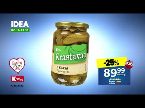 IDEA | Sniženo je više od 3 500 proizvoda uz Super karticu 2.01 - 13.01.2019.