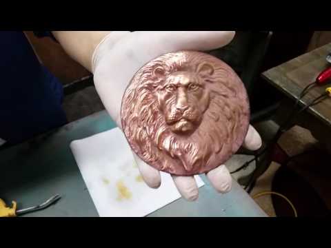 CopperPlate Finish on Steel