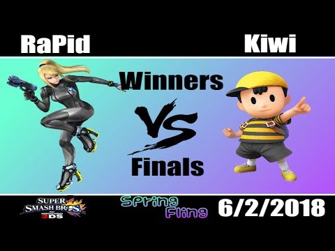Spring Fling - RaPid (Zero Suit Samus) vs Kiwi (Ness)