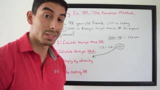 Calcuating Target HR via the Karvonen Method: ACSM CPT Exam Prep