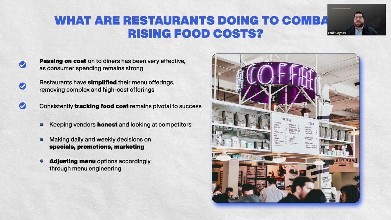 How restaurants manages rising food costs? | Accross Restaurant Consulting Webinar | EPISODE 1 PT 4