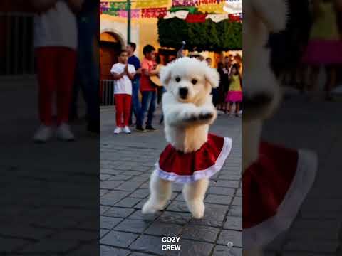 ¡Este perrito nació para bailar! 🐾 | This Puppy Was Born to Dance!