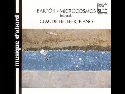 Béla Bartók, Microcosmos, Part I, II & III, complete, Claude Helffer