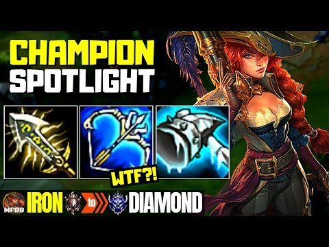 Miss Fortune Champion Spotlight Miss Fortune - Iron to Diamond Episode #12 (Season 9)