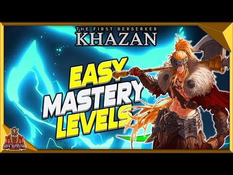 The First Berserker Khazan Easy Mastery Levels - How To Get skill Points Fast