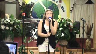 You Never Are ( Francesca Battistelli )  sung by sister Jirah at New hope community church Kissimmee