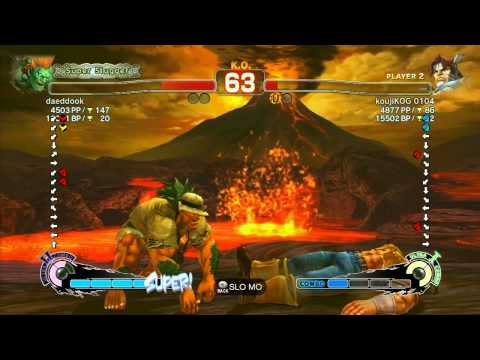 SSF4 AE: daeddock (Blanka) vs KojiKOG (Hawk) - Ranked Match (720p HD)