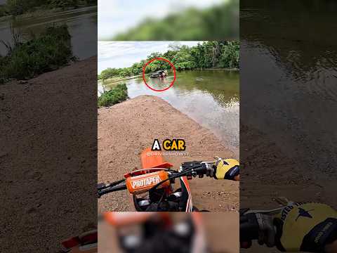 Biker Find Car In Water !😱