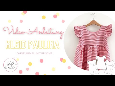 Kleid Paulina mit der Burrito Methode nähen 🪡