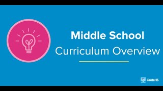 CodeHS Middle School Courses thumbnail