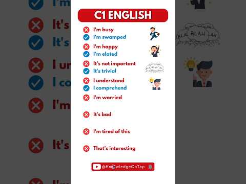 C1 Level English Vocabulary – Speak Fluent and Smart
