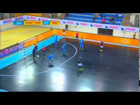 Sporting-Nikars. UEFA Futsal Cup Elite round. 23.11.2014