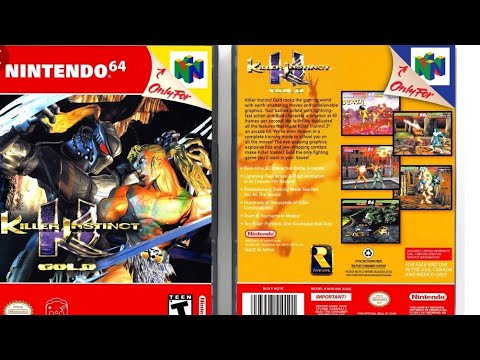 Killer Instinct Gold (N64) Mupen64 Team Elimination Mode Longplay Playthrough 4K 60fps
