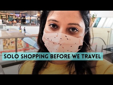 Solo Shopping before we travel | Went on a solo shopping before we travel to Bangalore Video