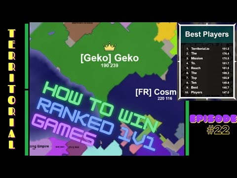 Tips and tricks to win ranked games in Territorial.io Episode 22