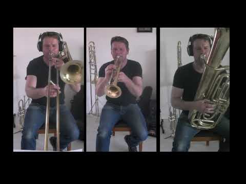 EG 99 Christ ist erstanden - Trompete, Horn/Posaune Tuba Melodie zusammen