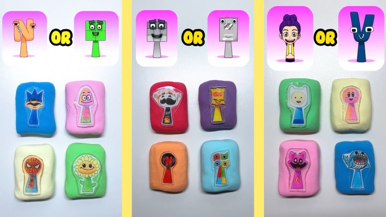 DIY Sprunki OC clay cubes. Guess the contents!