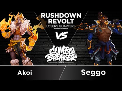 Akoi (Urdah, The Torment) vs Seggo (Seth, Zhurong) - Rushdown Revolt Losers QF - COMBO BREAKER 2023