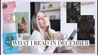 What I Read In December! Reading Wrap Up *bookish*