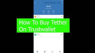 How To Buy Tether On Trust Wallet | Trust Wallet Tutorial 2021