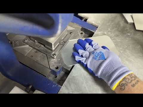 High Volume Production Sign Punching Demo