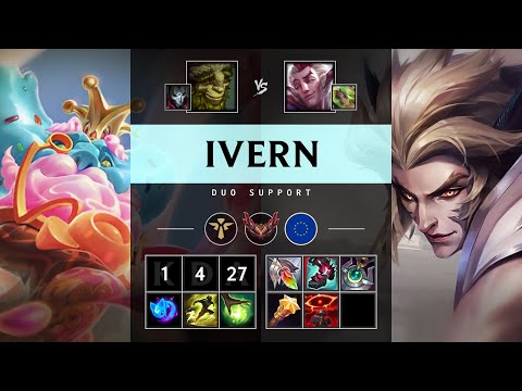 Ivern Support vs Rakan - EUW Grandmaster Patch 25.13