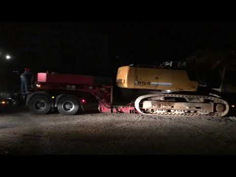 Special transport liebherr 954