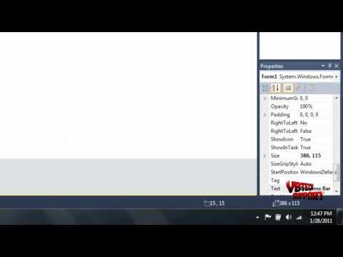 Vb 2010 Tutorial 5 Basic Progress Bar