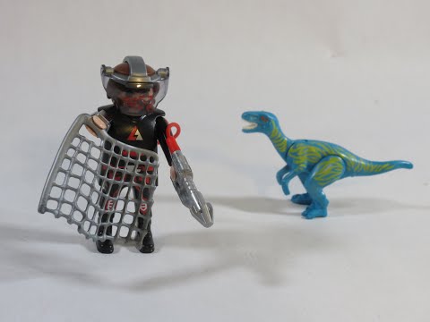 Playmobil - DuoPack - set # 70693 (2021) - Velociraptor with Dino Catcher - review