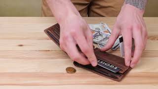 Гаманець чоловічий 14230 Vintage коричневий