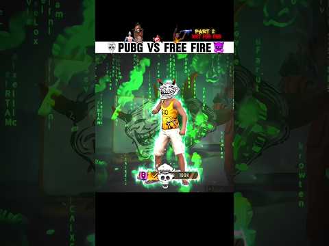 PUBG VS FREE FIRE SHAYARI BATTLE [PART 2✓] ☠️WET FOR KING OF KAALU 💀 #pubg #freefire #shayari
