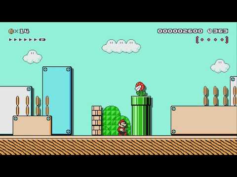 2-1:Let's do the Time Warp! by Myuu - Super Mario Maker - No Commentary 1bk