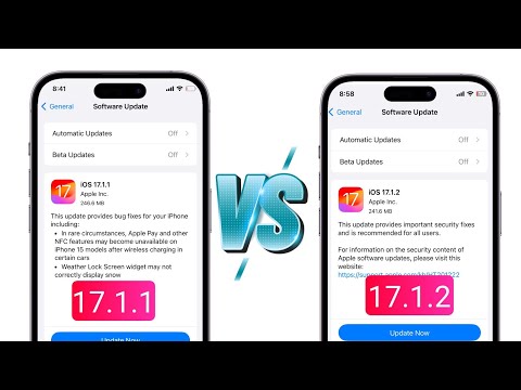 iOS 17.1.1 vs 17.1.2 | iOS 17.1.1 vs 17.1.2 Battery Test | iOS 17.1.1 vs 17.1.2 Comparison |