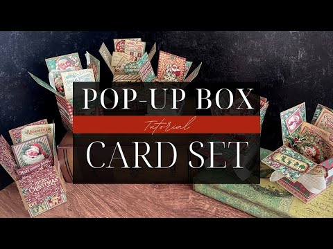 Pop-Up Box Card Set Tutorial - Letters to Santa - Card Kit Vol 10 2023