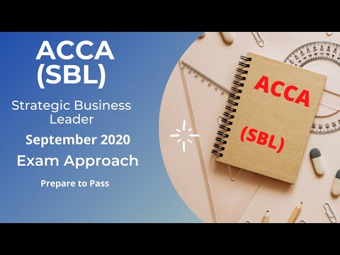 SBL   Day 02   Sept 2020   Strategic Business Leader ACCA Exam Approach Webinars