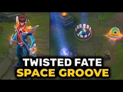 Space Groove Twisted Fate Skin Preview - League of Legends