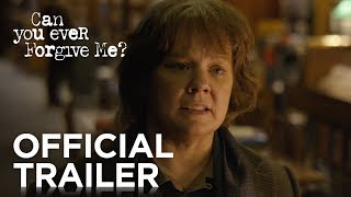 Video trailer för CAN YOU EVER FORGIVE ME? | Official Trailer [HD] | FOX Searchlight